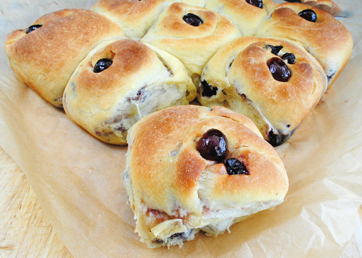 Cherry Buns | Recipe | Cuisine Fiend